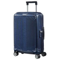 Samsonite Lite-Box 55cm 4-Spinner Cabin Case Deep Blue